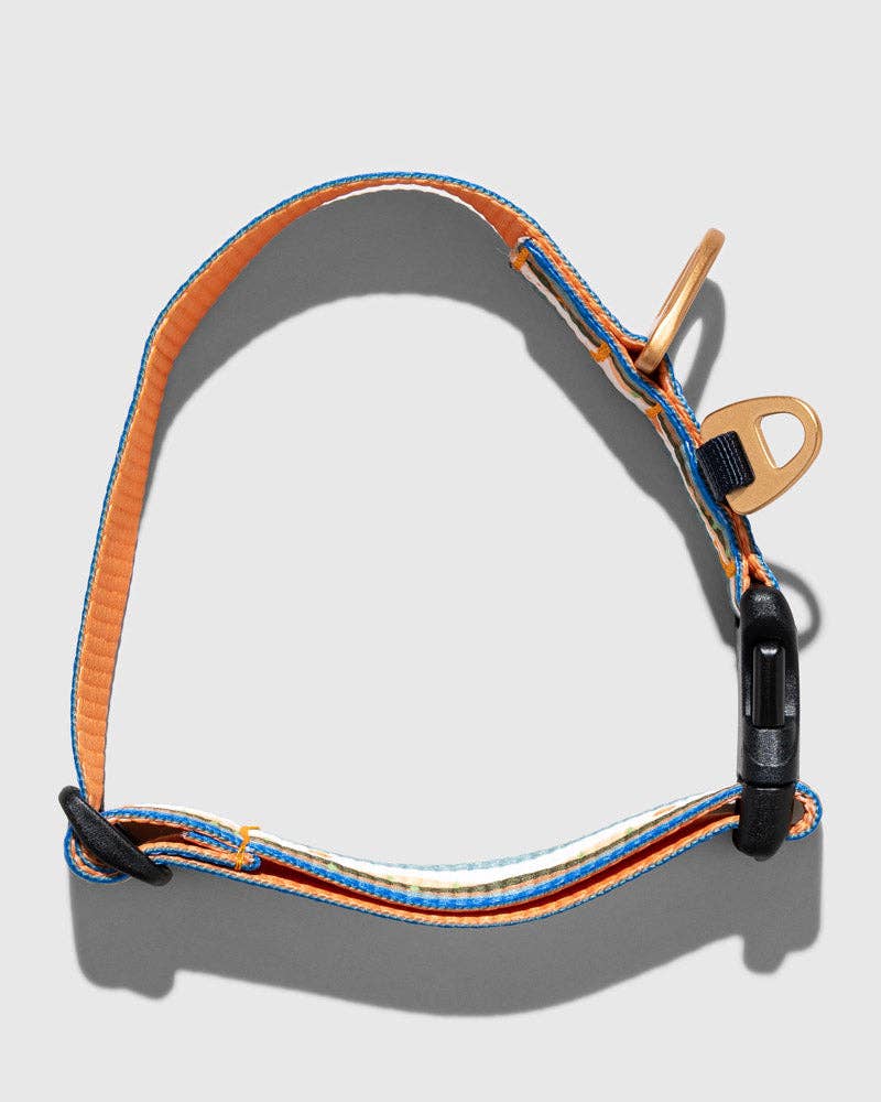 (R)evolution™ Recycled Woven Dog Collar: Shortbread / L