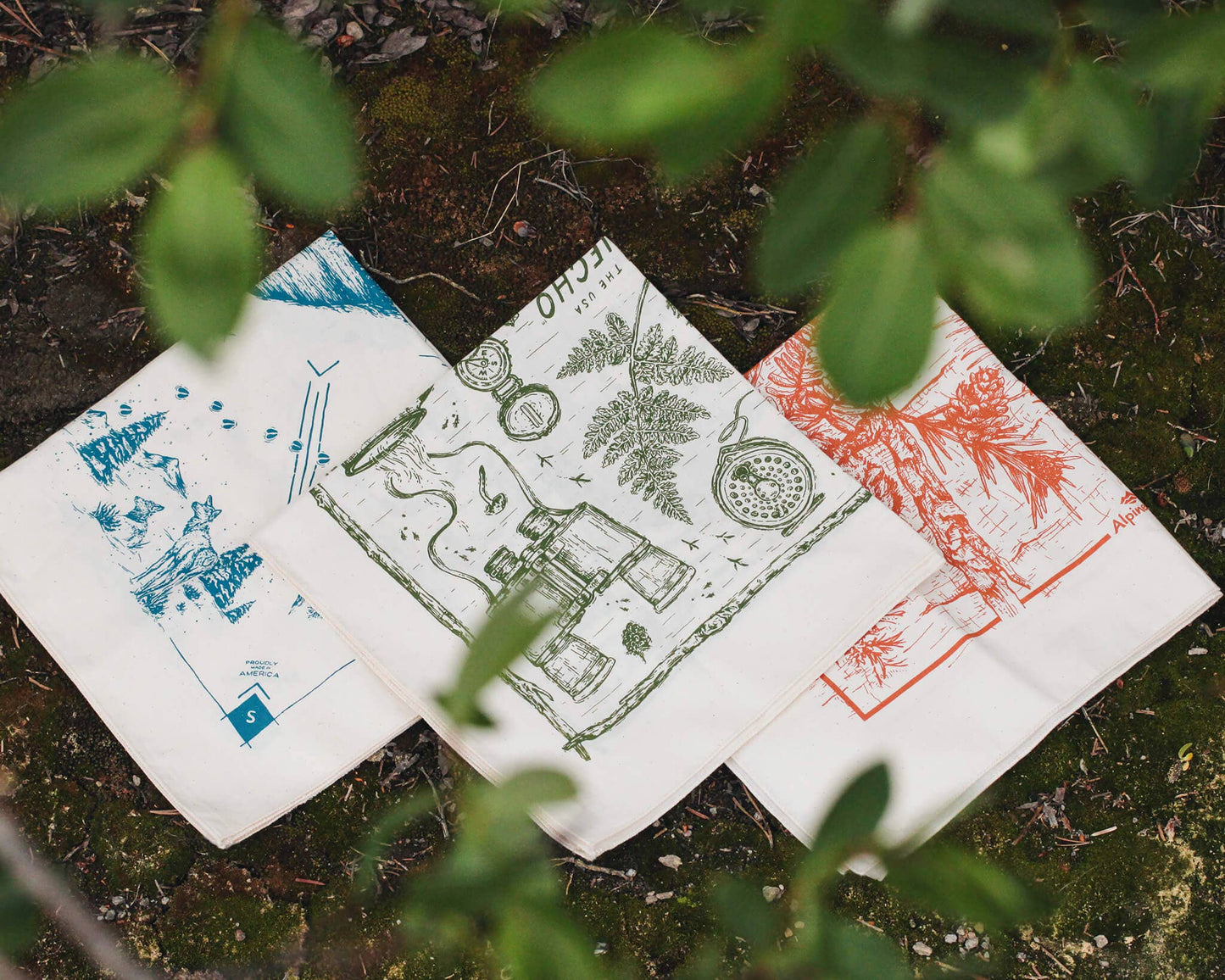 Seasonal Wildlife Cotton Bandana