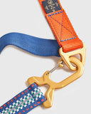 Woven Dog Leash: Wave Swoop / L