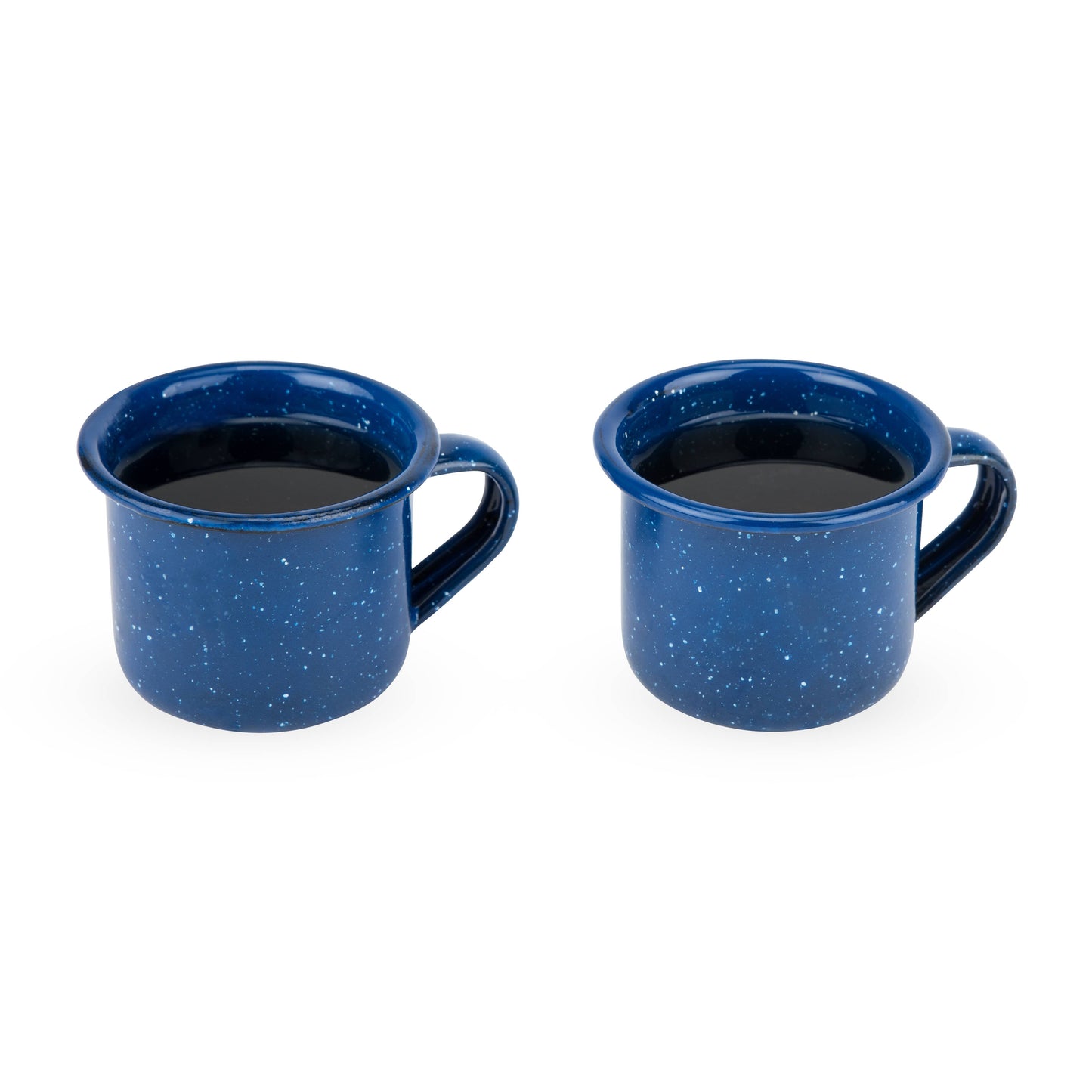Mini Mug Shot Glasses - Blue Enamel