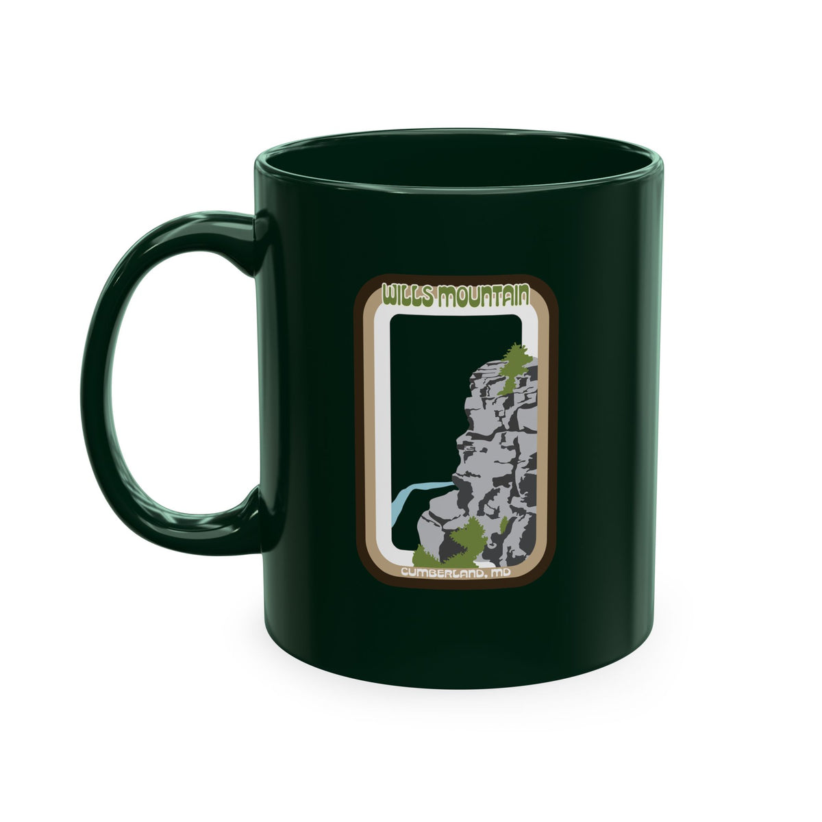 Wills Mountain - Retro Ceramic Mug