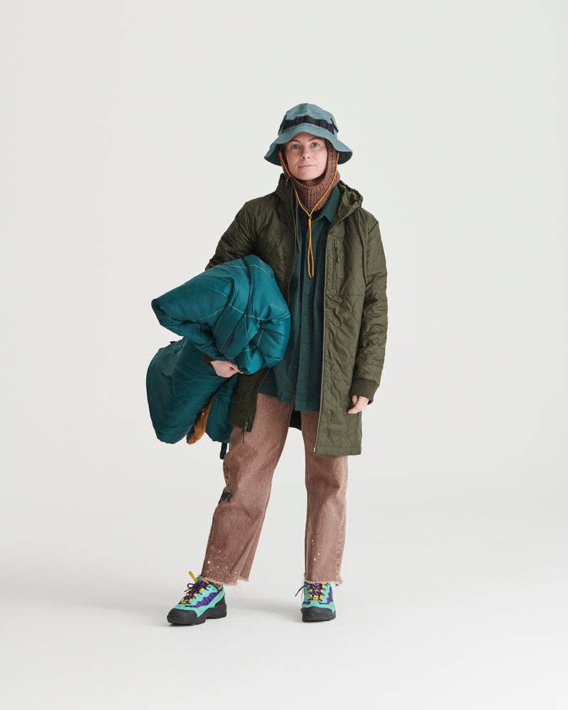Organic Bucket Stash Hat: Sky Blue