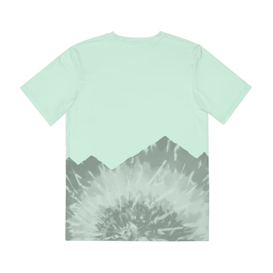 Green Range Tie-Dye - Men's Polyester Tee