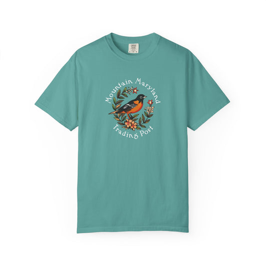 Oriole Branch - Unisex Garment-Dyed Tee Shirt