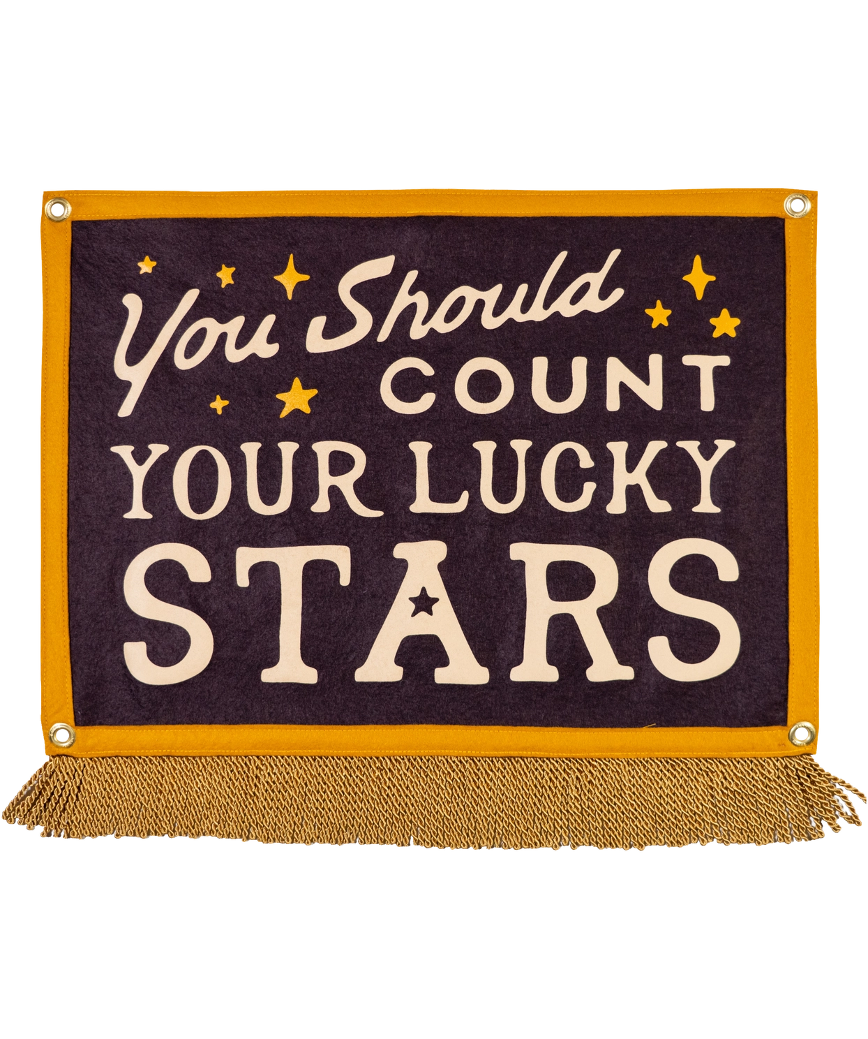 You Should Count Your Lucky Stars Camp Flag • Sierra Ferrell x Oxford Pennant