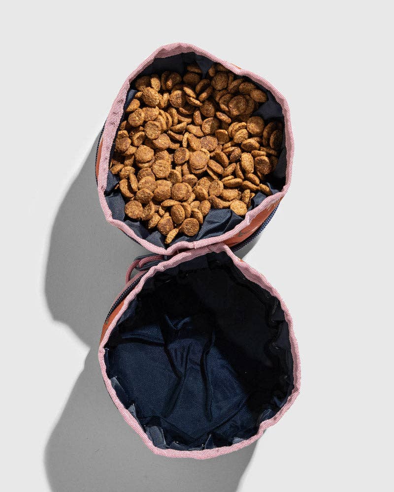 (R)evolution™ Collapsible Double Dog Bowl: Pine