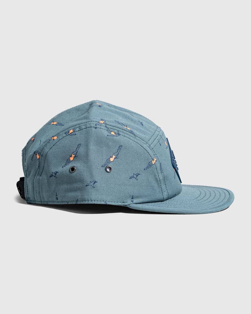 Organic 5-Panel Hat: Bone