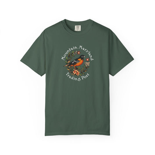 Oriole Branch - Unisex Garment-Dyed Tee Shirt