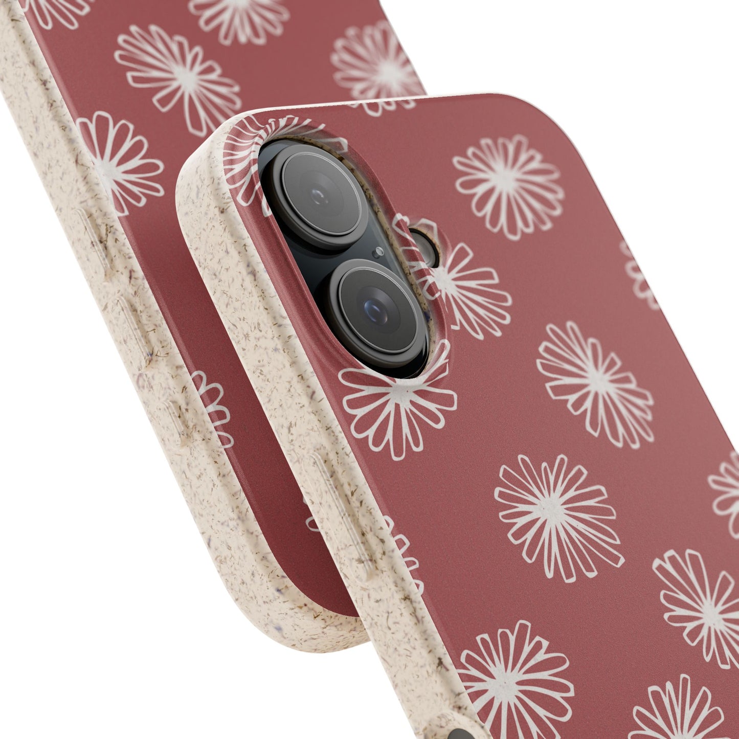 Vintage Pink Daisy - Biodegradable Phone Case