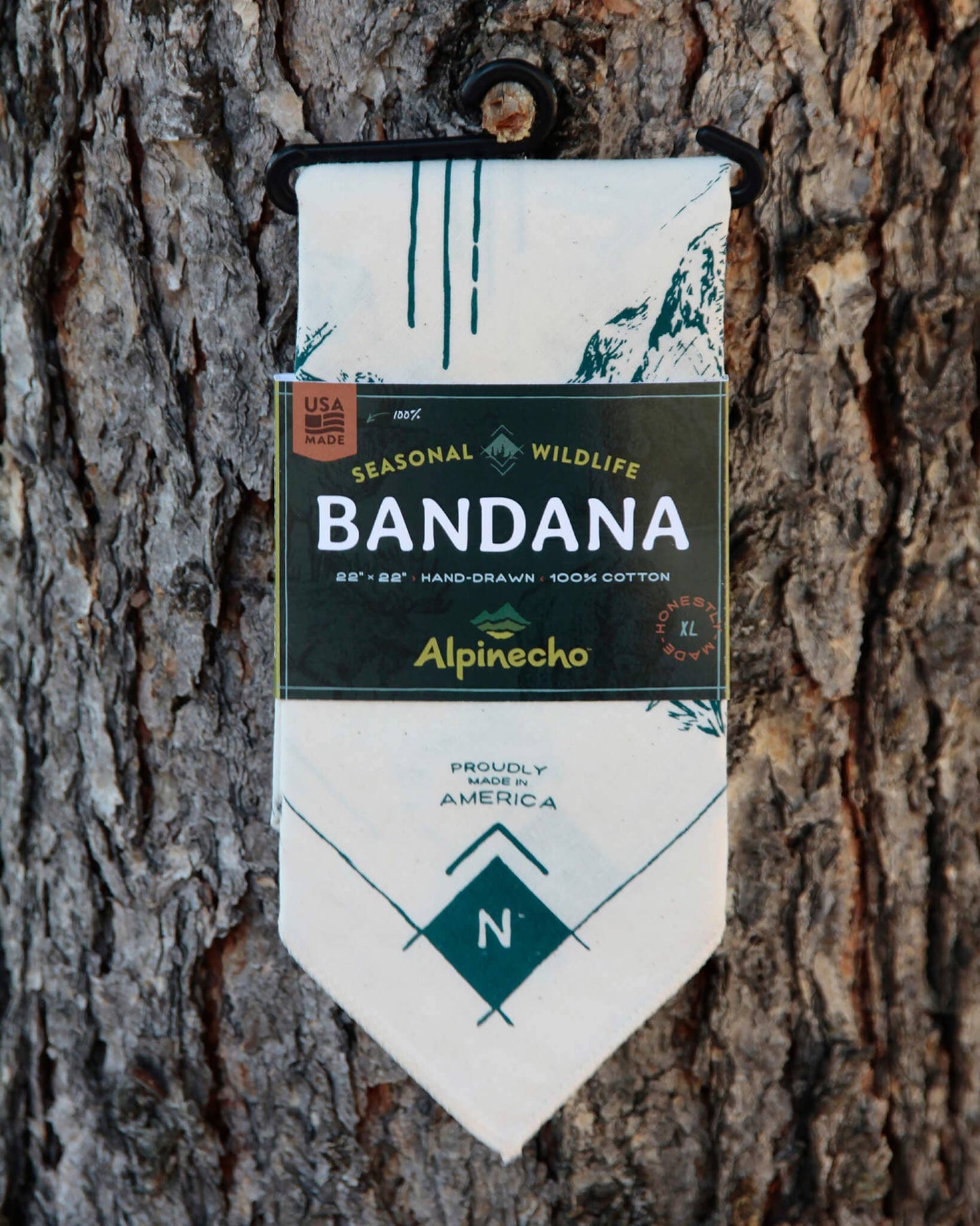 Seasonal Wildlife Cotton Bandana