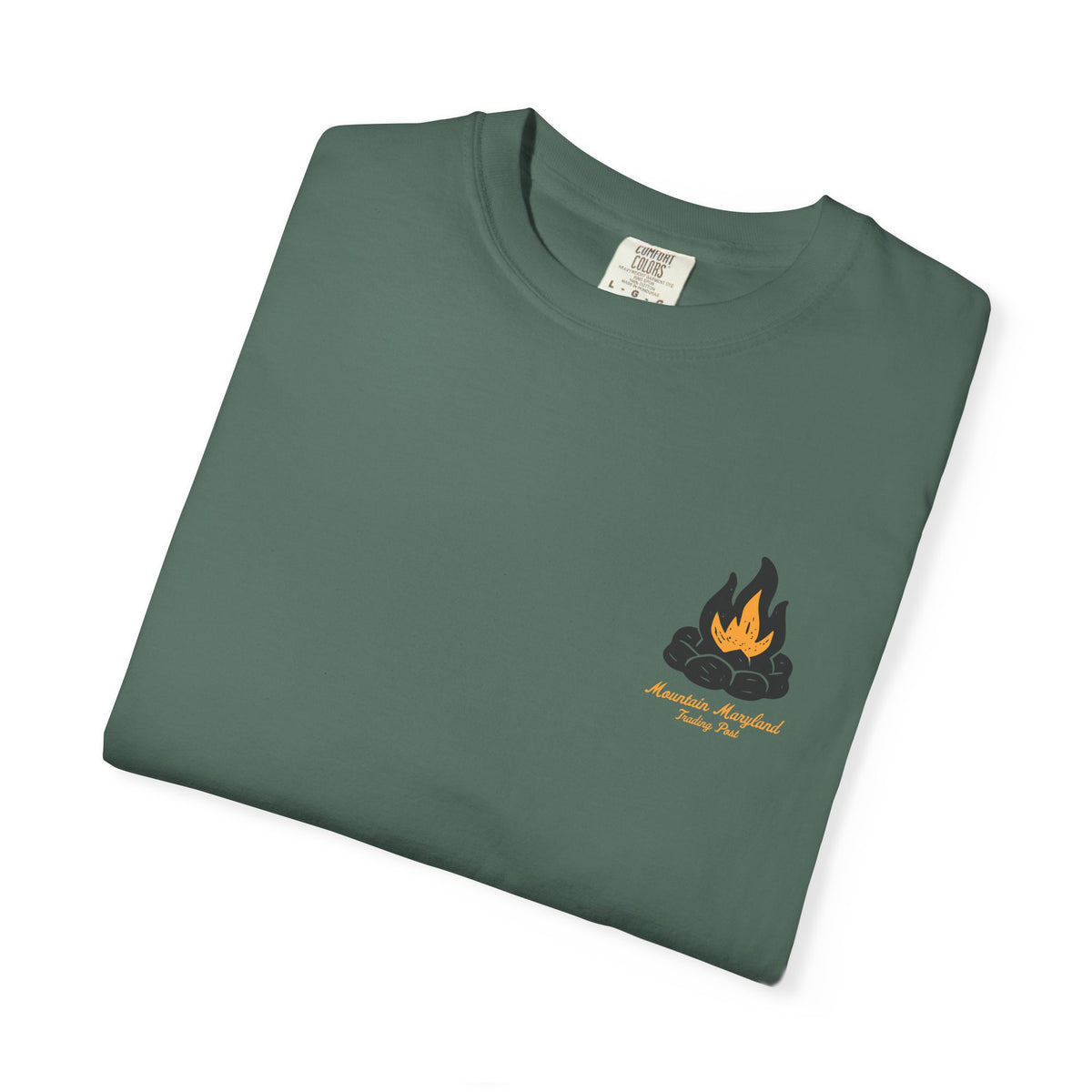 "Good Days Get Better Around the Campfire" - Unisex Garment-Dyed Tee