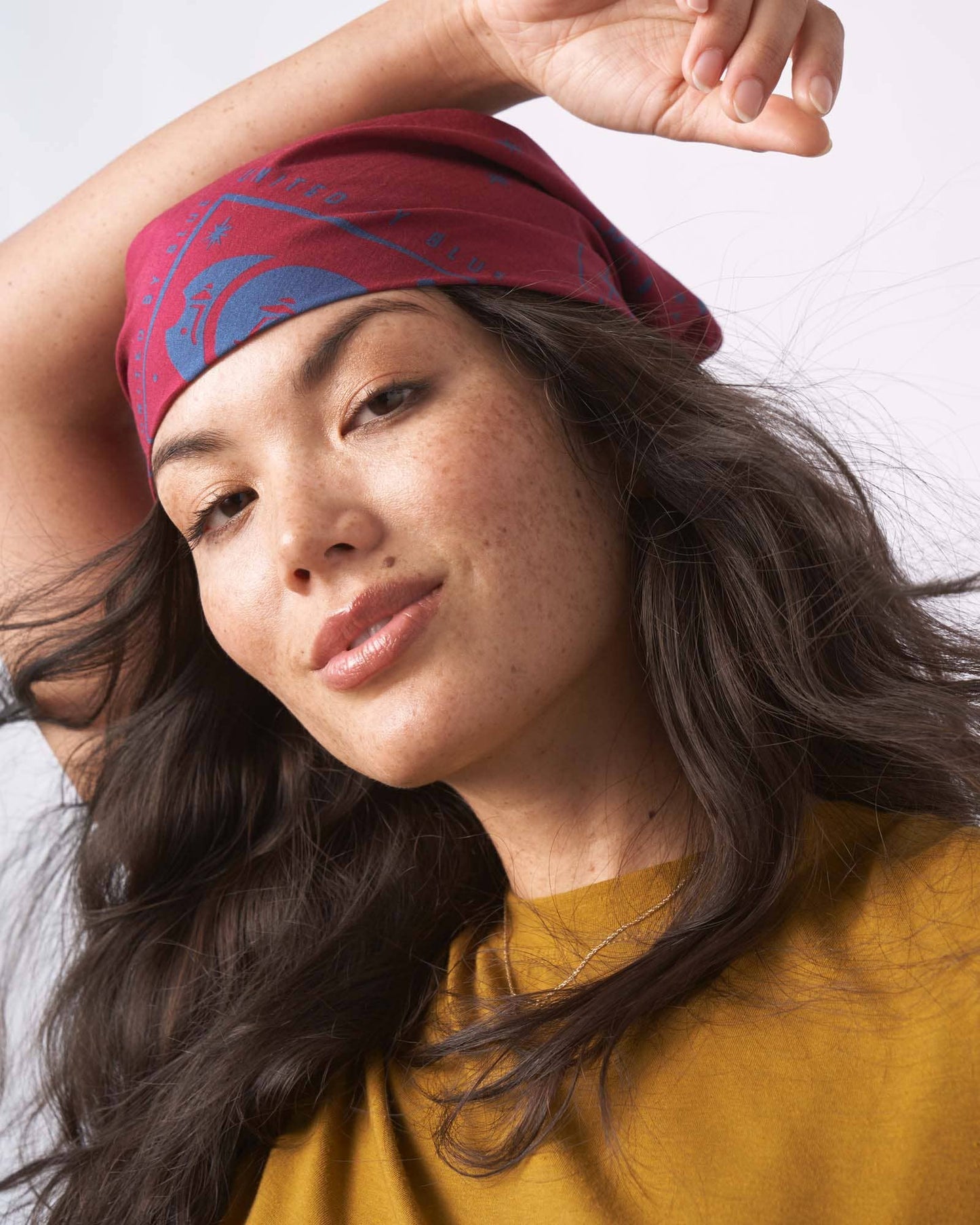 Organic Bandana: Egret