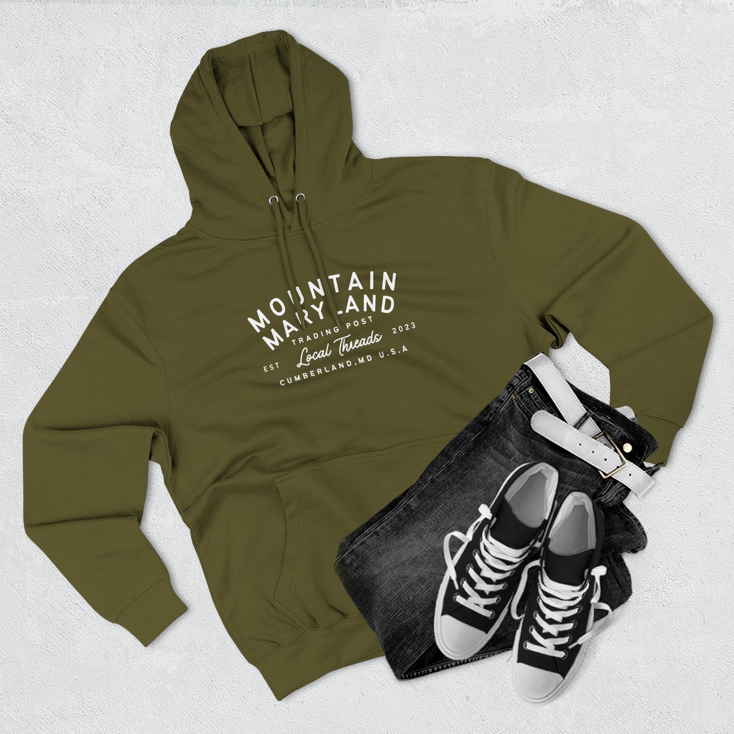 Local Threads - Three-Panel Fleece Hoodie