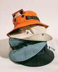 Organic Bucket Stash Hat: Tangerine