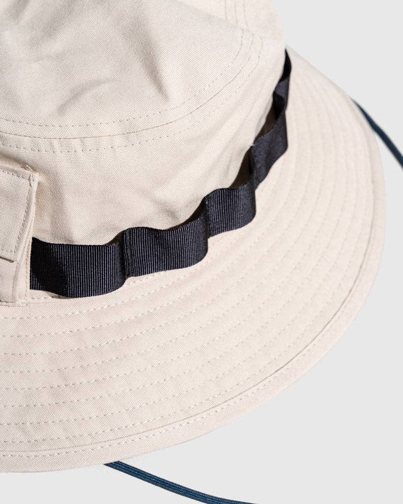 Organic Bucket Stash Hat: Sky Blue