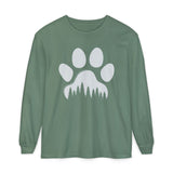 Piney Paw - Unisex Garment-Dyed Long Sleeve T-Shirt
