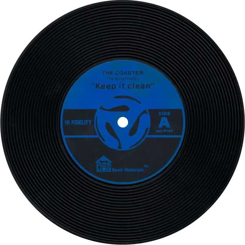 Vinyl Record styled funny Coasters, Music Lover Decor, Gift