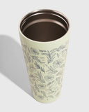 24 oz Insulated Steel Straw Tumbler: Eggshell - Waves