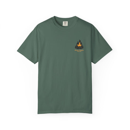 "Good Days Get Better Around the Campfire" - Unisex Garment-Dyed Tee