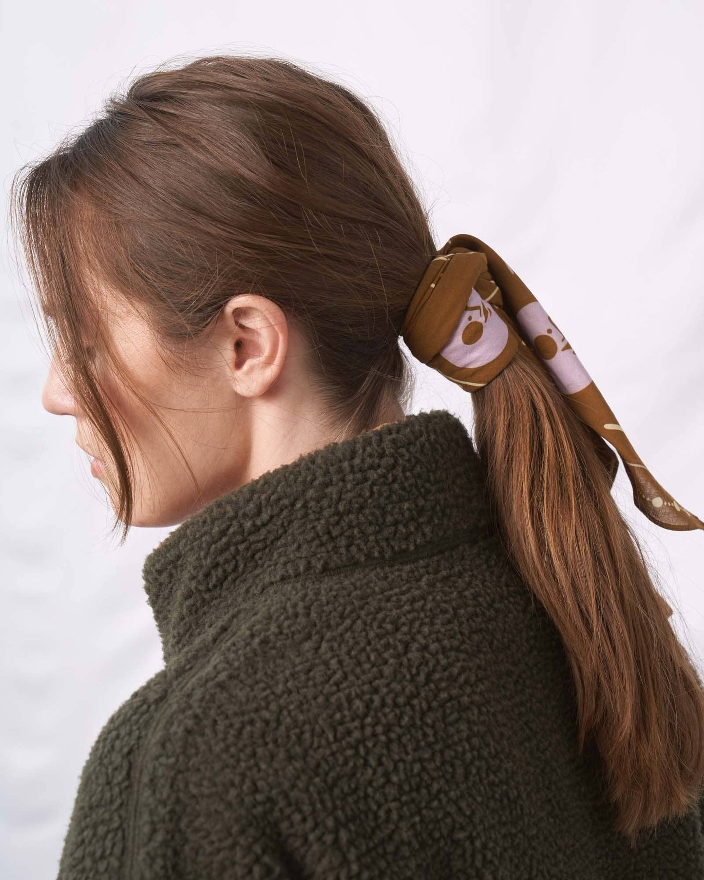 Organic Bandana: Smoky Ochre