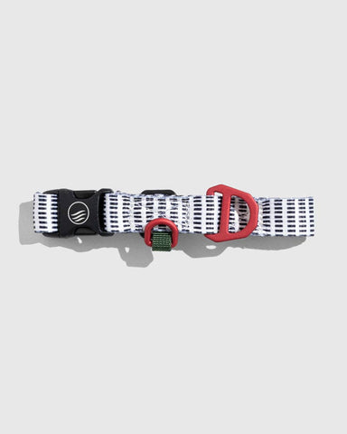 (R)evolution™ Recycled Woven Dog Collar: Shortbread / S