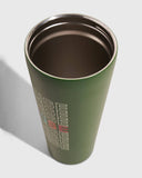 24 oz Insulated Steel Straw Tumbler: Eggshell - Waves