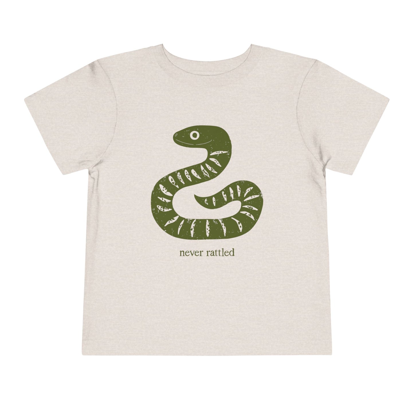 'Never rattled' Snake - Toddler Tee