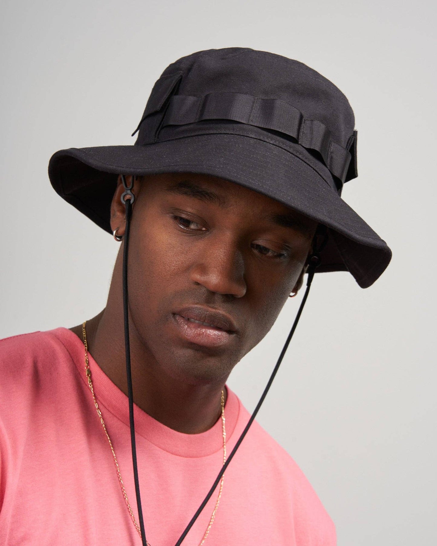 Organic Bucket Stash Hat: Sky Blue