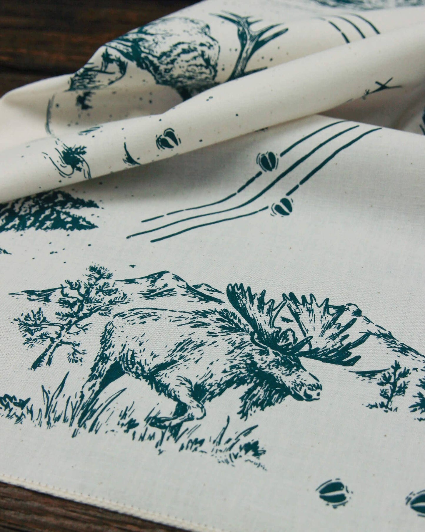 Seasonal Wildlife Cotton Bandana