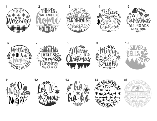 4 Inch Raw Wood Ornament