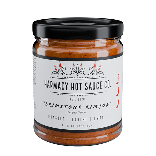 Brimstone Rimjob - Tahini & Roasted Red Pepper Sauce (9oz)