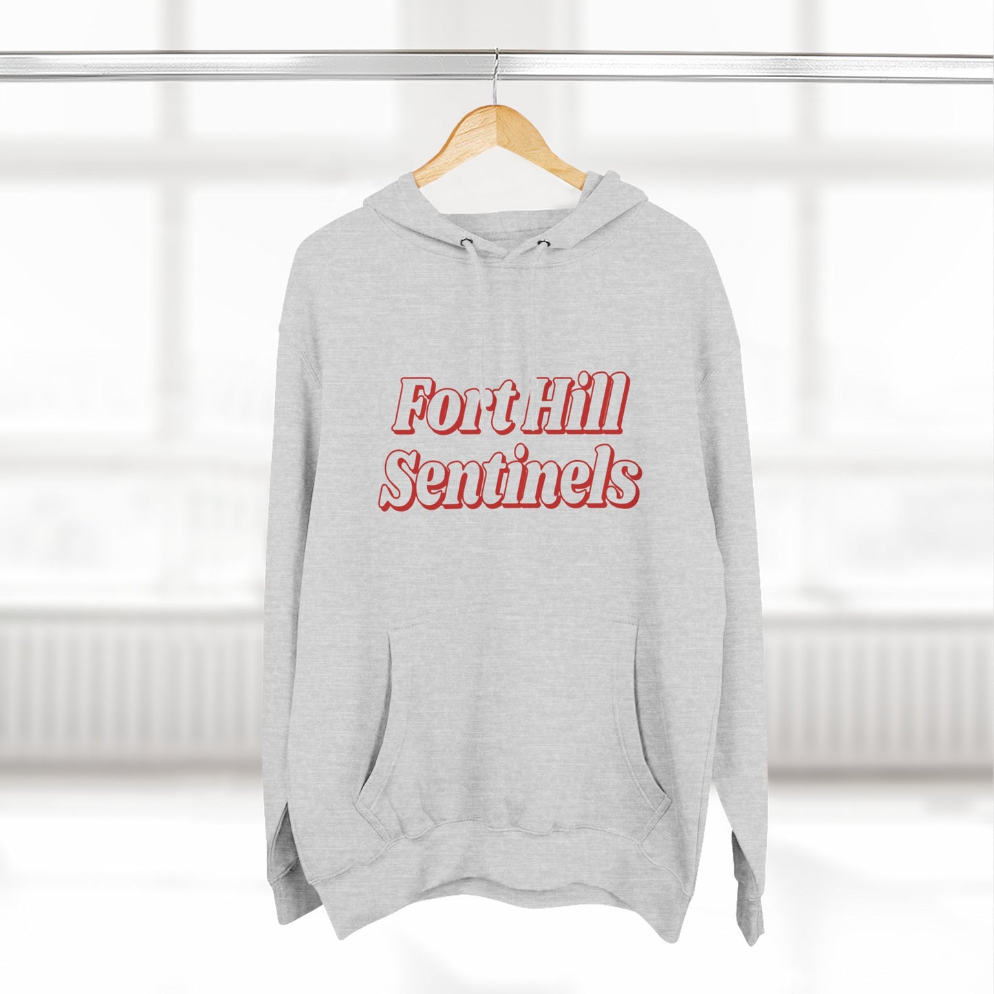 Fort Hill Sentinels Hoodie — Retro Varsity Fleece Pullover