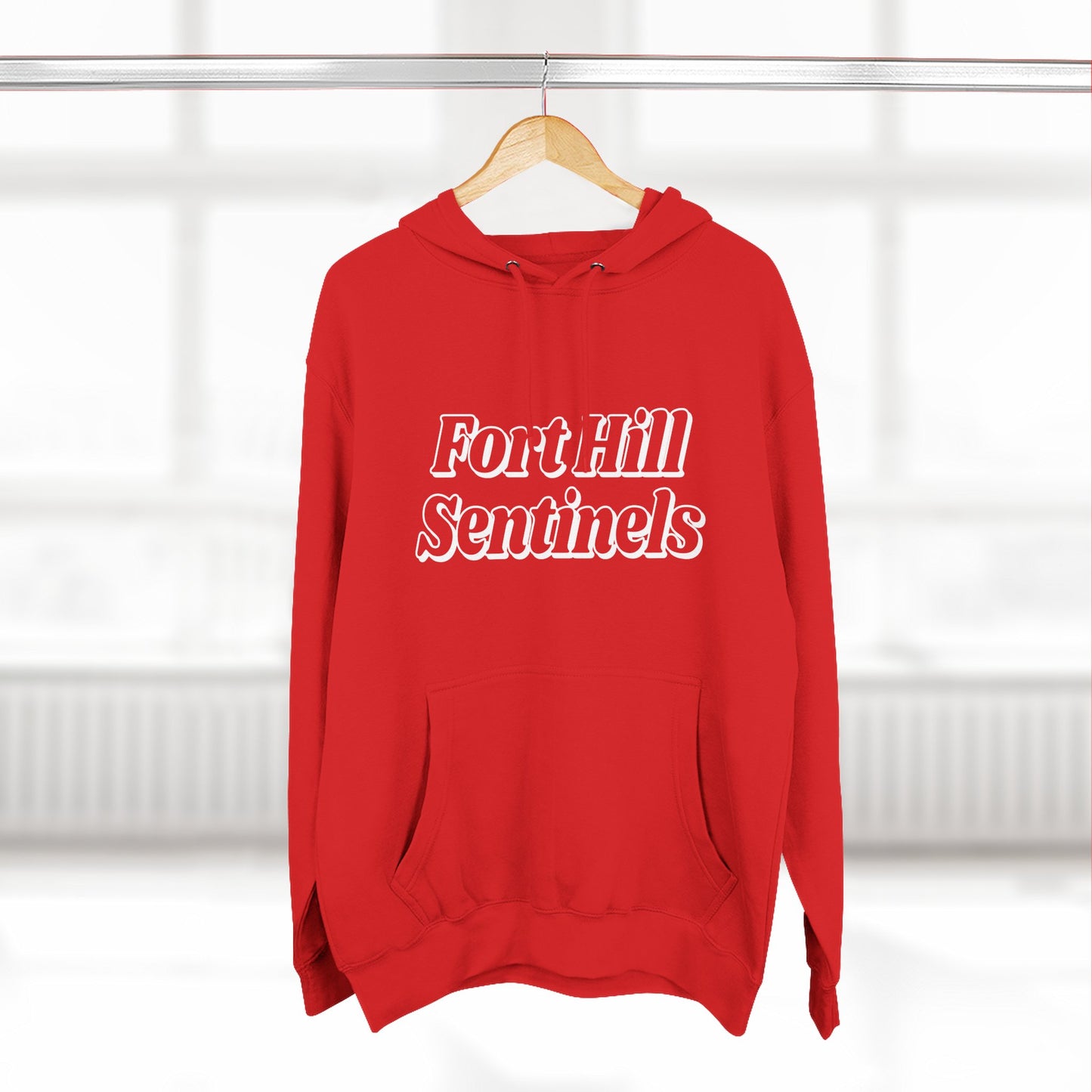 Fort Hill Sentinels Hoodie — Retro Varsity Fleece Pullover
