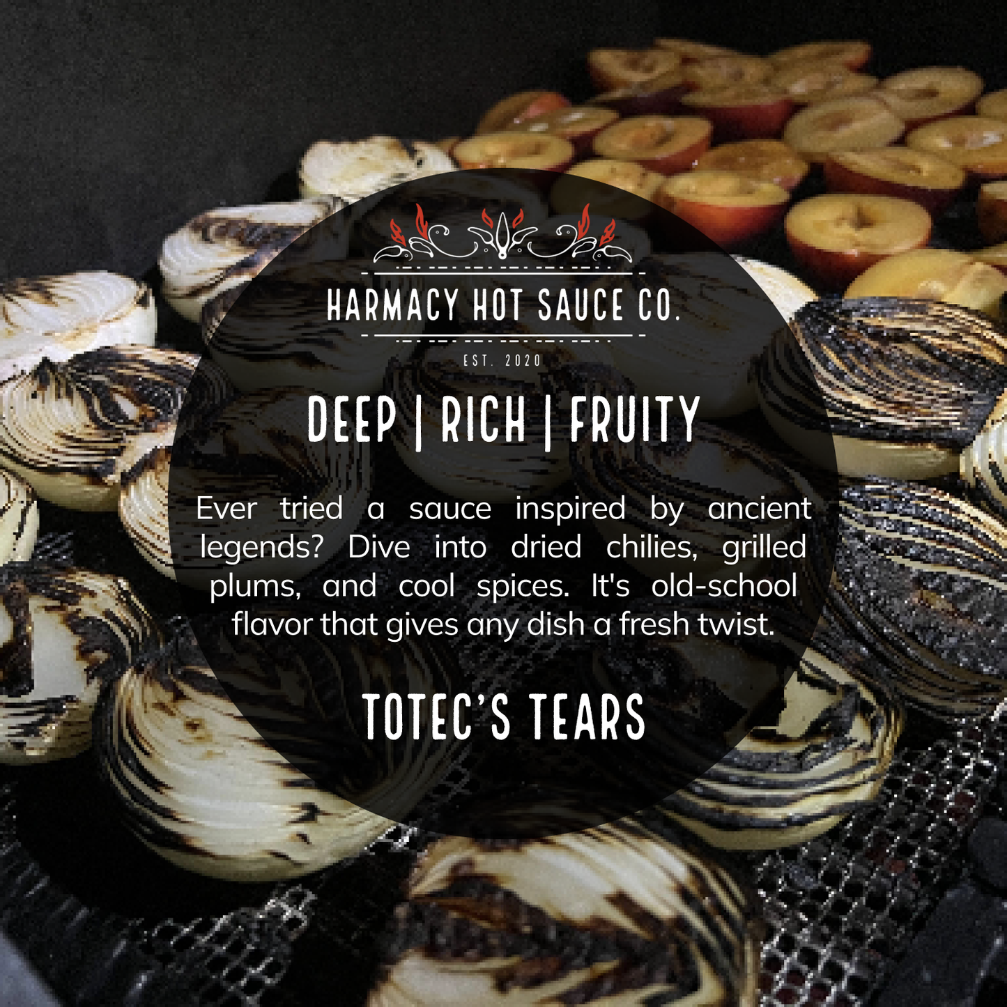 Totec's Tears - Dried Chili & Plum Pepper Sauce (9oz)