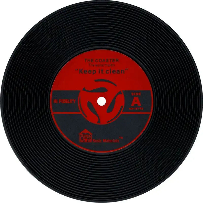 Vinyl Record styled funny Coasters, Music Lover Decor, Gift
