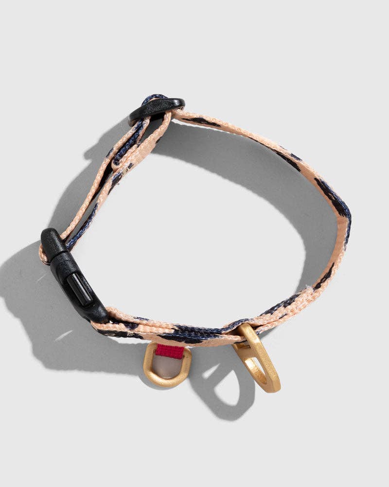 (R)evolution™ Recycled Woven Dog Collar: Shortbread / L