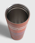 24 oz Insulated Steel Straw Tumbler: Eggshell - Waves