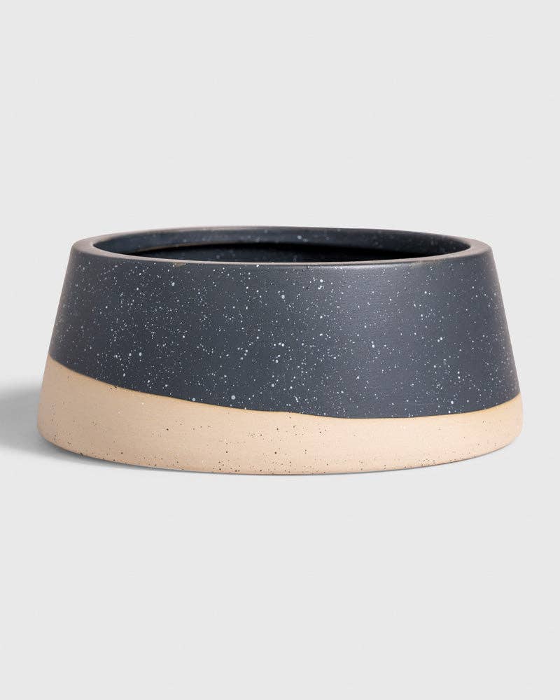 Stoneware Dog Bowl: BLACK