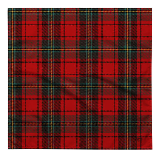 Red and Green Plaid - Pet Bandana