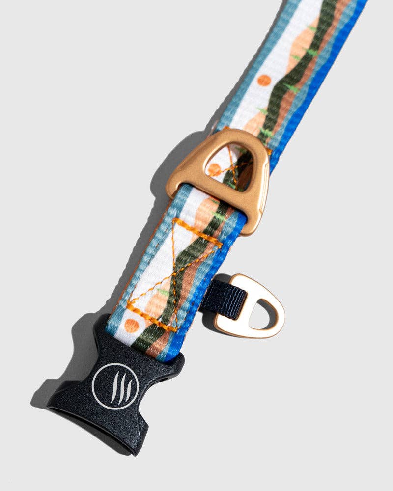 (R)evolution™ Recycled Woven Dog Collar: Shortbread / S