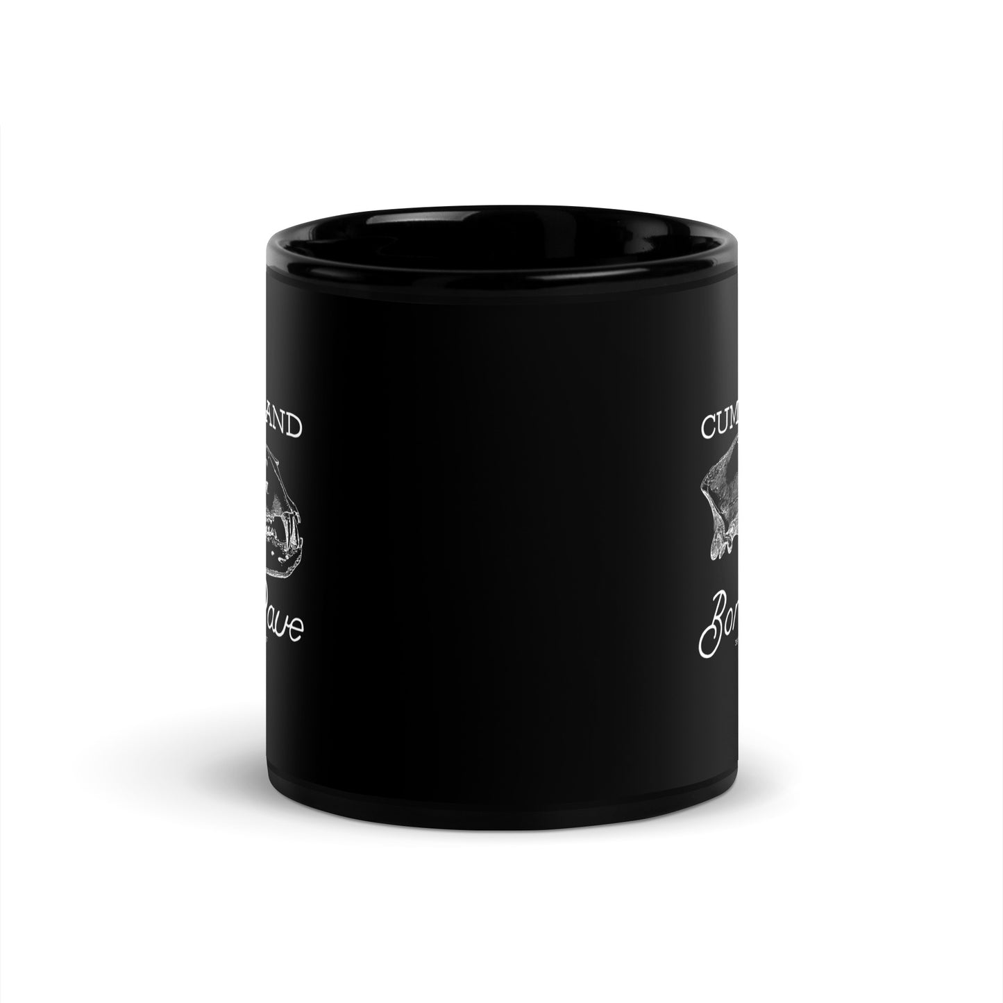 Cumberland Bone Cave - Black Glossy Mug