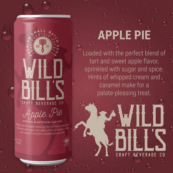 Apple Pie - Premium Cane Sugar Soda Can