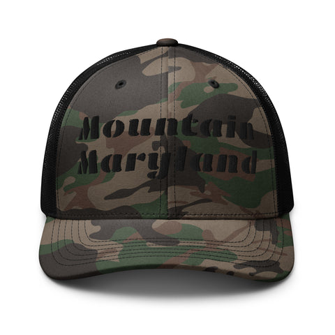 Mountain Maryland - Camouflage Trucker Hat