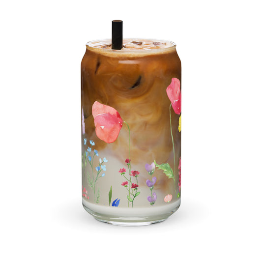 Flora - Can-Shaped Glass