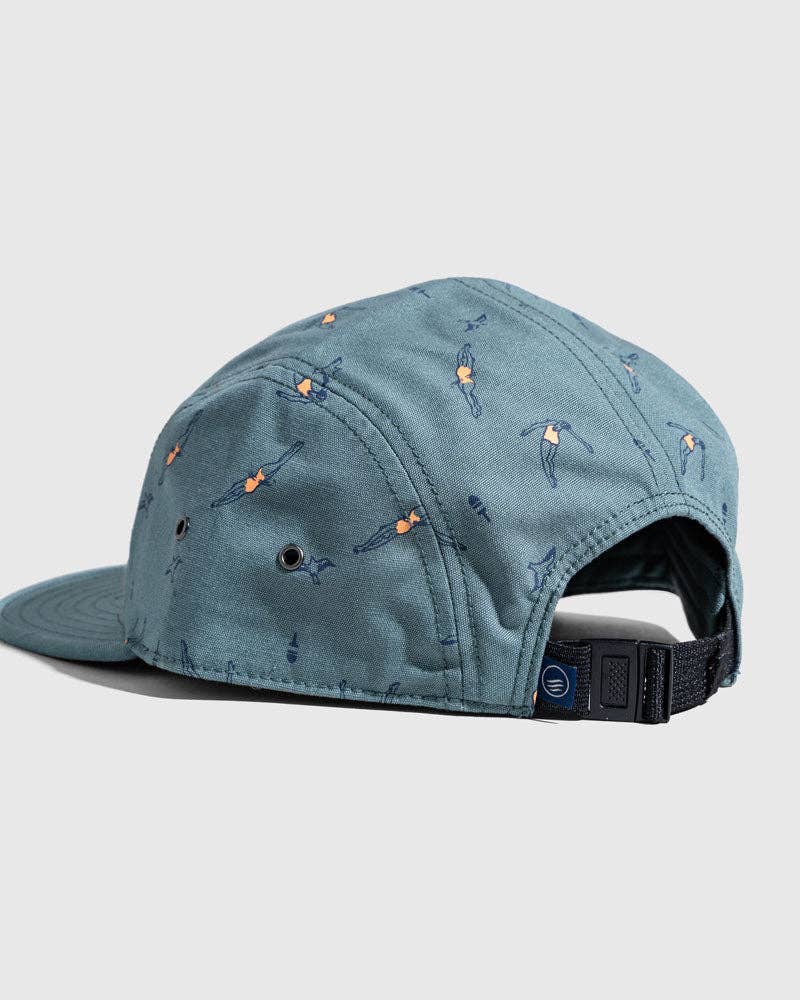 Organic 5-Panel Hat: Bone