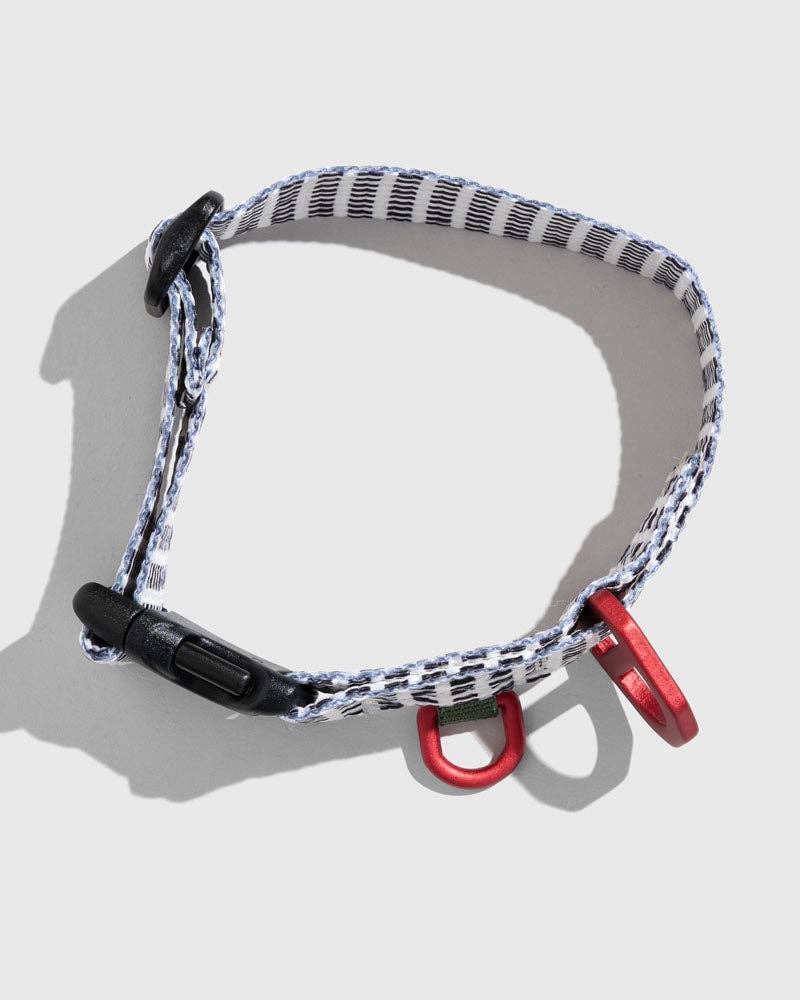 (R)evolution™ Recycled Woven Dog Collar: Shortbread / S