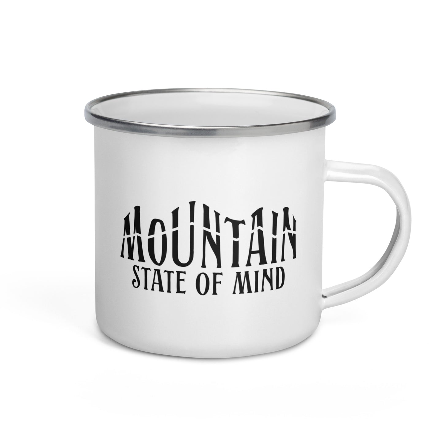 Mountain State of Mind - Enamel Mug
