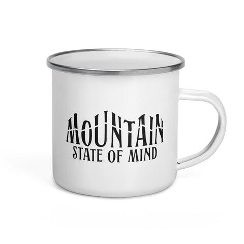 Mountain State of Mind - Enamel Mug