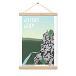 Lovers' Leap - Poster with Hangers