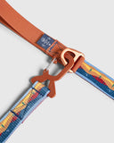 Woven Dog Leash: Wave Swoop / L